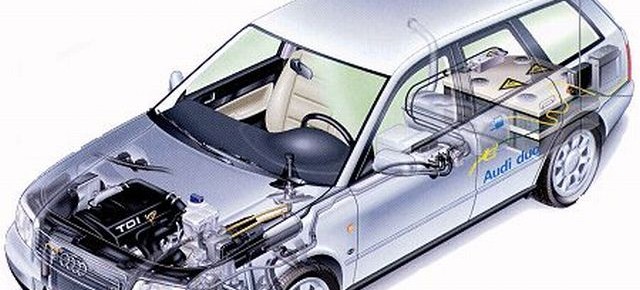 1997: Flottenversuch Audi duo in Erlangen