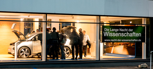 BMW i3 bei der Langen Nacht der Wissenschaften