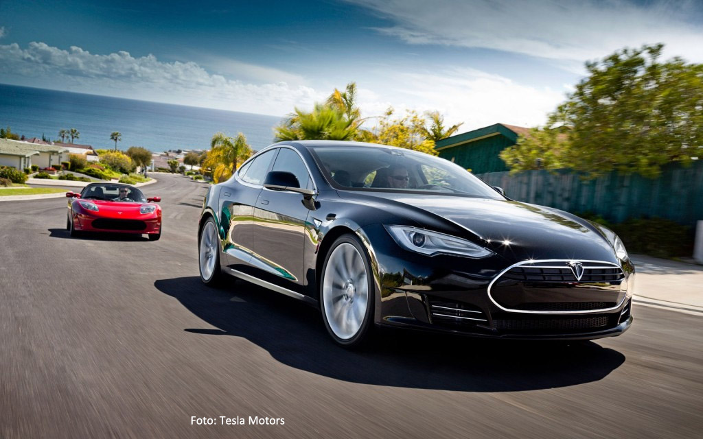 Rädli am 1. Mai – sieben Teslas auf einen Streich