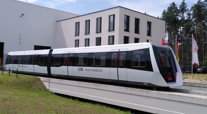Vortrag zur Magnetschwebebahn TSB der Firma Max Bögl